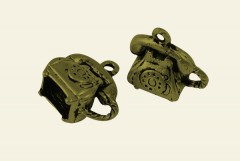 Подвеска "Телефон", античная бронза