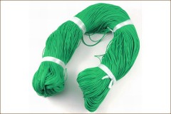 Шнур вощеный полиэстер, 1 мм, зеленый