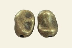 Бусина "Фасолинка", античная бронза