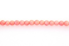 Бусины из коралла светло-розовые 3,3 мм