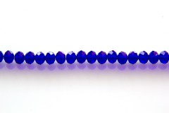 Бусины "Граненые", фиолетово-синие