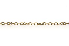 Цепочка с овальными звеньями 4,5 мм, античная бронза