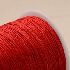 Шнур плетеный 1 мм, красный