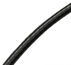Корейский вощеный шнур 2 мм, черный