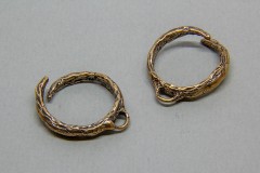 Основа для кольца "Петля", античная бронза